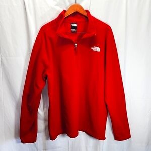 The North Face Wine colored 1/4 zip pullover XXL Big&Tall.